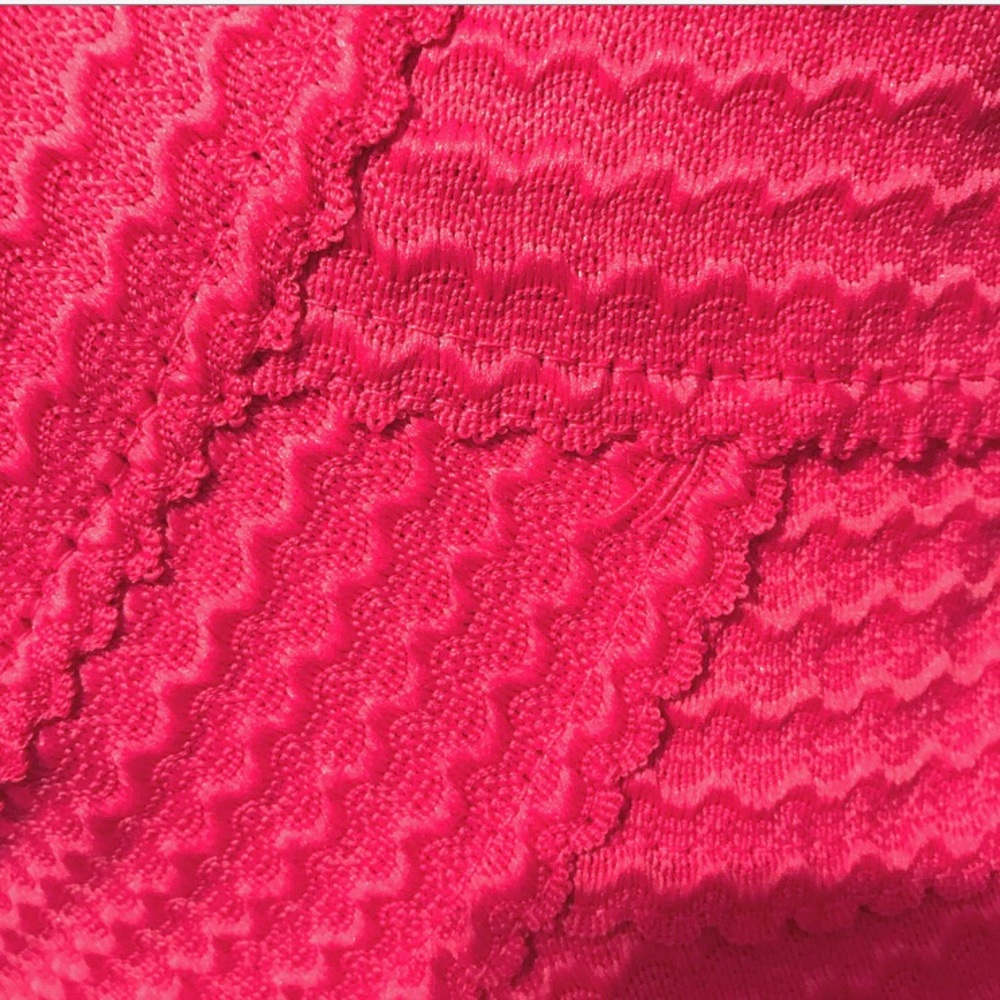 Flirty Hot Pink Strapless Dress - Picture 2 of 2